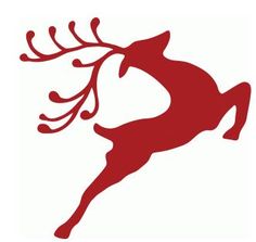 236x223 Christmas Deer, Reindeer, Antlers, Digital Clip Art, Christmas