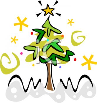 329x350 Stylized Christmas Tree Design