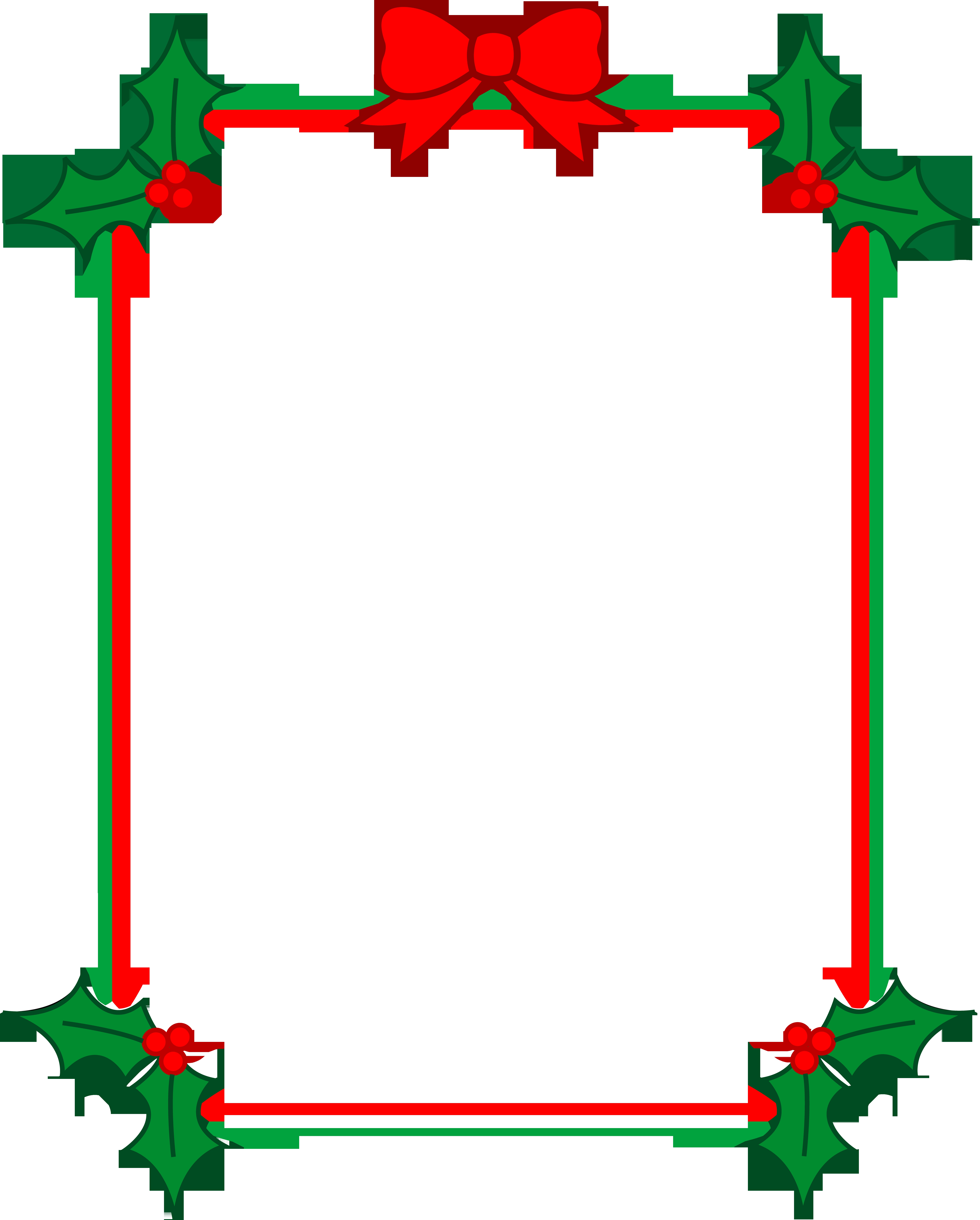 4822x6000 Best Of Christmas Borders Clipart Design