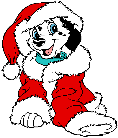 Christmas Dog Clipart