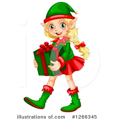 400x420 Christmas Elf Clipart