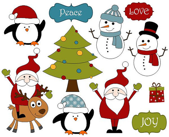 570x462 Santa Penguin Ornaments Clipart Amp Santa Penguin