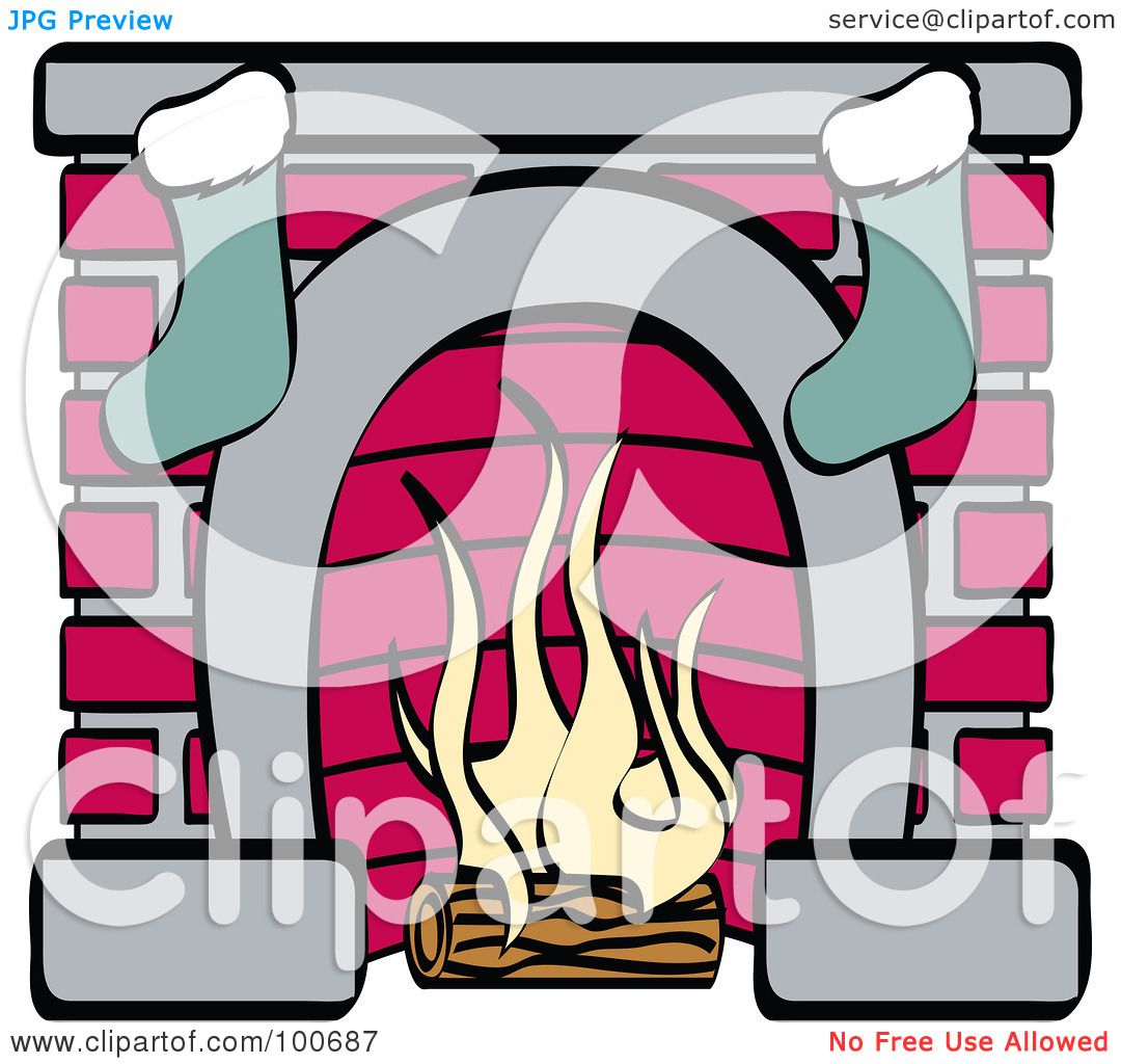 1080x1024 Royalty Free (Rf) Clipart Illustration Of Burning Log In