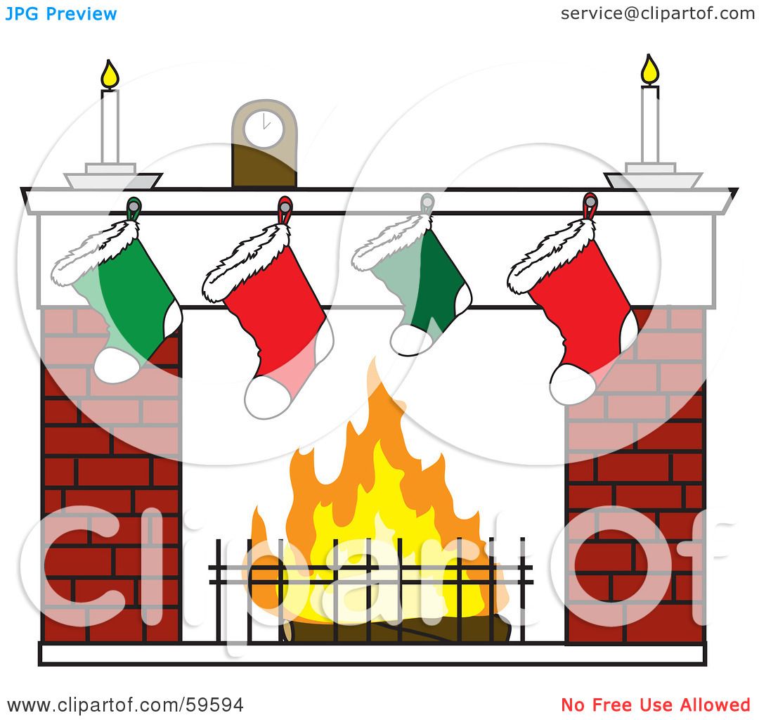 1080x1024 Royalty Free (Rf) Clipart Illustration Of A Clock And Candles Over