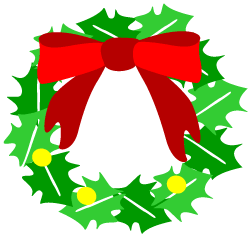 250x234 Christmas Wreath Cliparts
