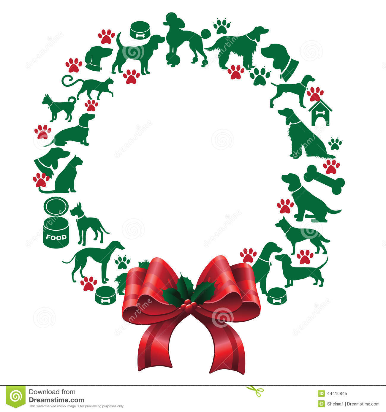 1300x1388 Extraordinary Christmas Wreath Cartoon 6 Royalty Free Rf Clipart