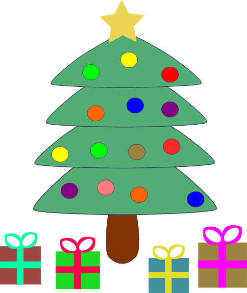504x597 Christmas Tree Gifts Clip Art Clipart Panda