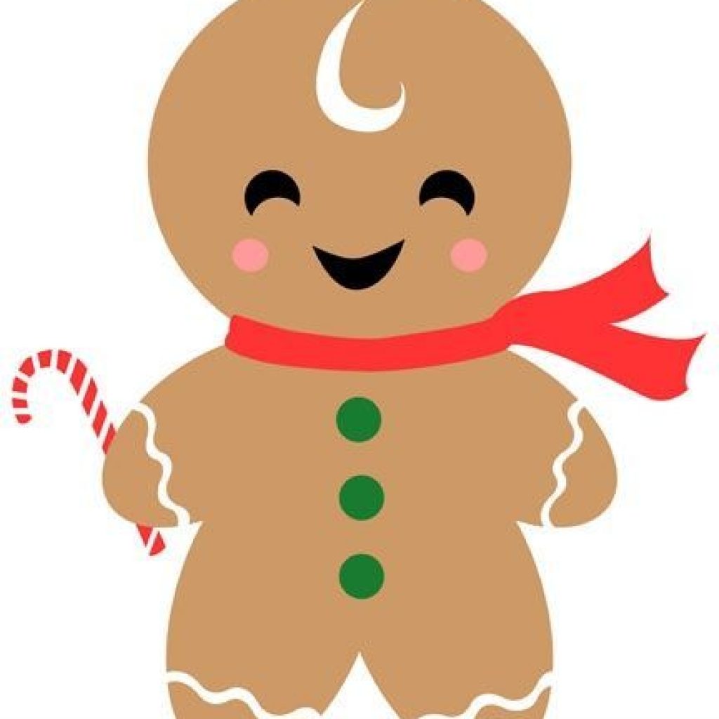 1024x1024 Gingerbread Man Clipart Football Clipart