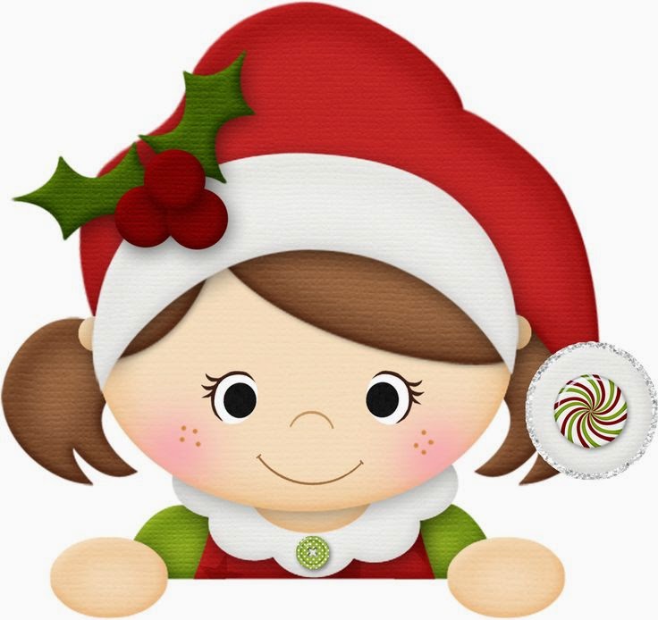 736x694 Girls Celebrating Christmas Clip Art. Oh My Fiesta! In English
