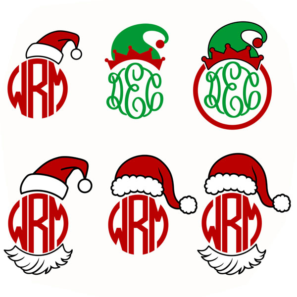 600x600 Santa Hat Clipart Svg
