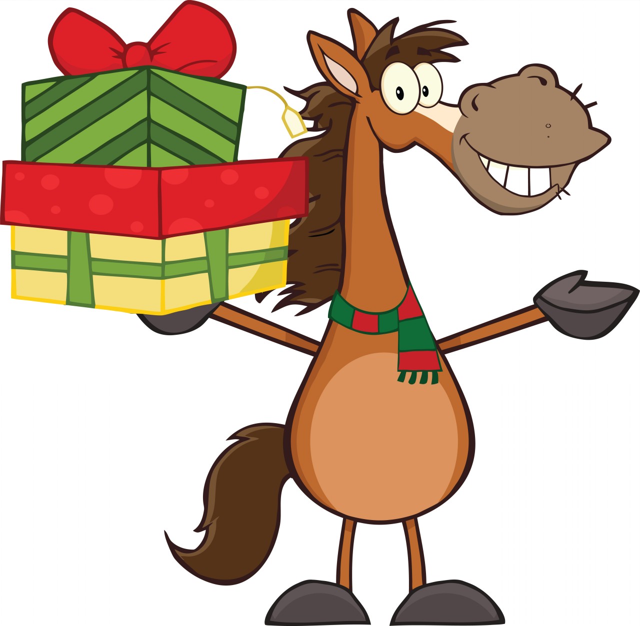 1280x1253 Happy New Year 2014 Horse Clipart