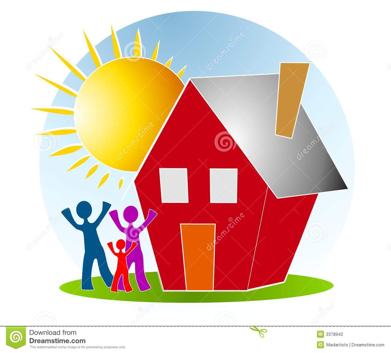 1300x1173 Christmas House Poeple Clipart