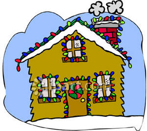 300x268 Christmas House Decorations Clip Art Fun For Christmas