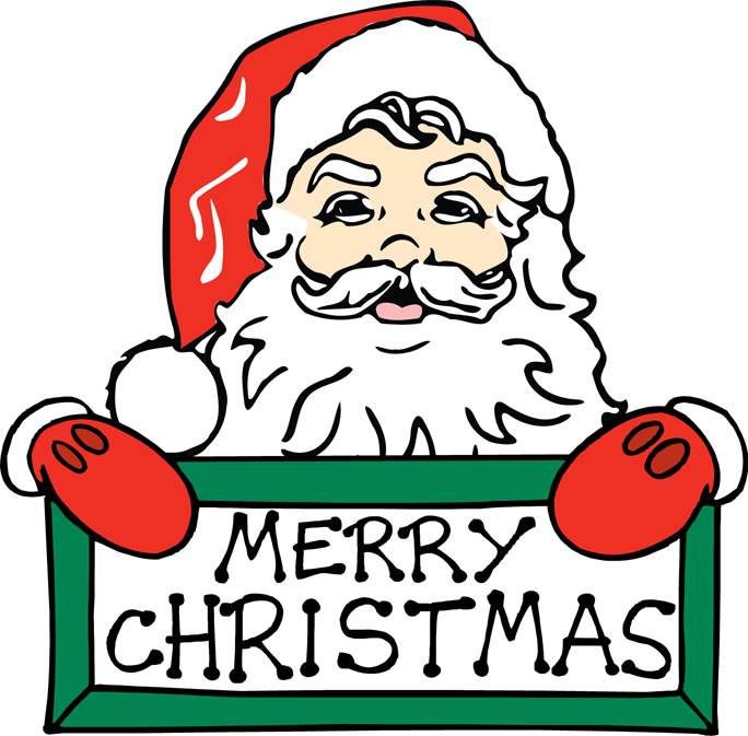 684x673 Merry Christmas Clipart By Santa For Kids 4th Of July 2015