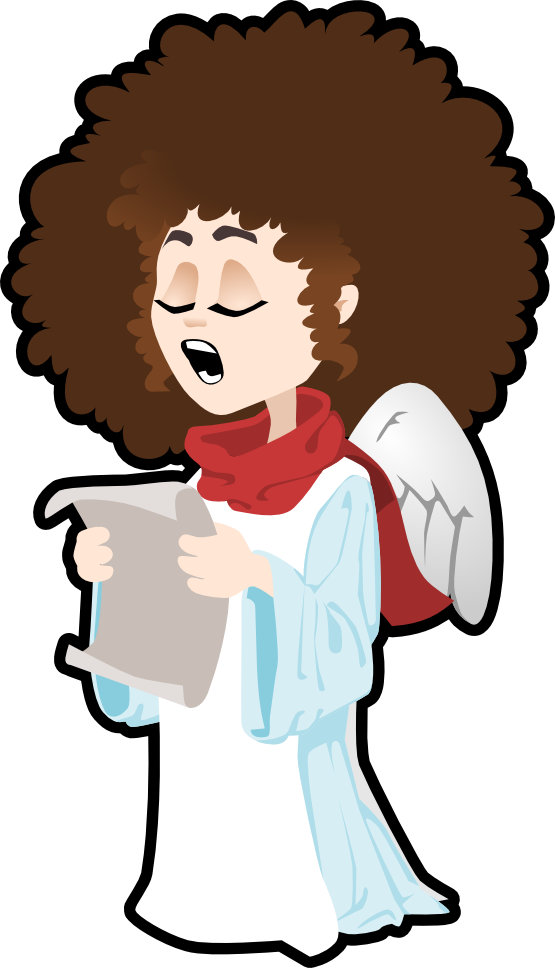 555x968 Clip Art Angel Sing Art 2012