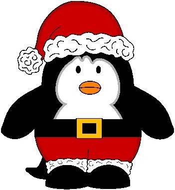 351x381 Christmas Penguin Clip Art Clip Art
