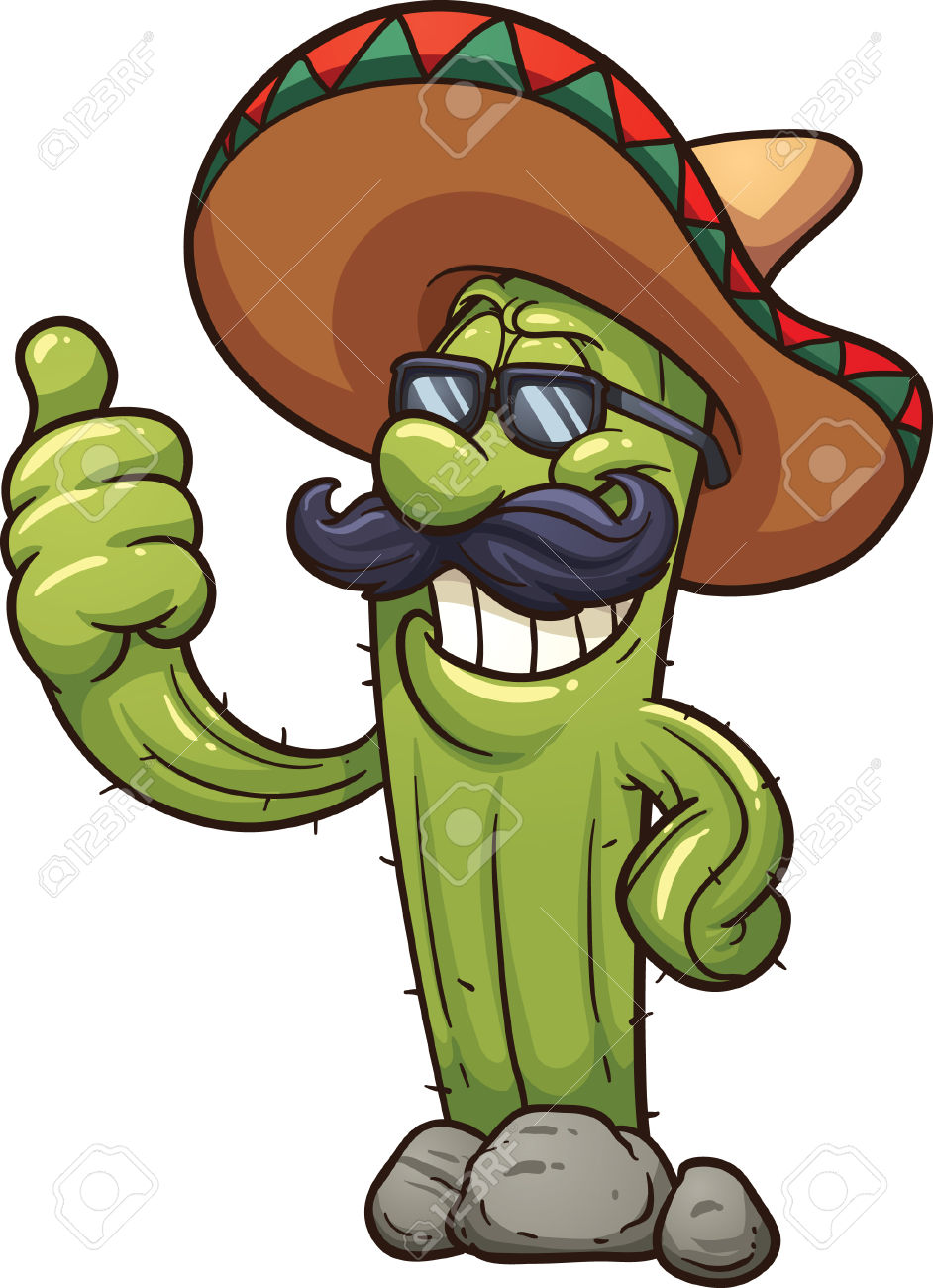 942x1300 New Mexico Cactus Clipart