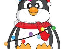 220x165 Christmas Penguin Clipart