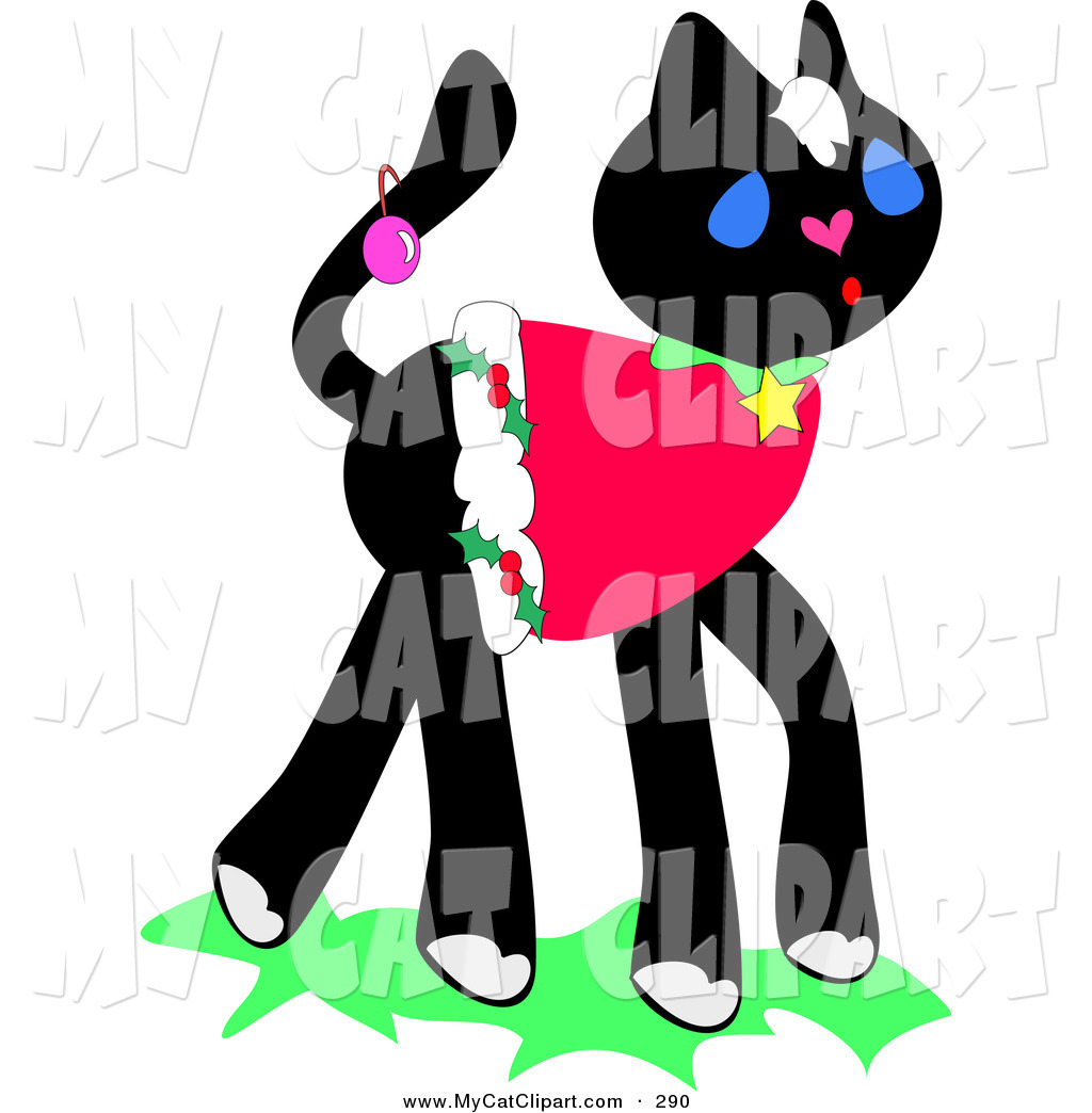 1024x1044 Royalty Free Christmas Stock Cat Designs