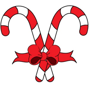 300x300 Candy Cane Clipart