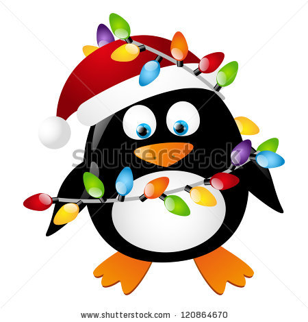 450x470 Free Penguin Christmas Tag Clipart Collection