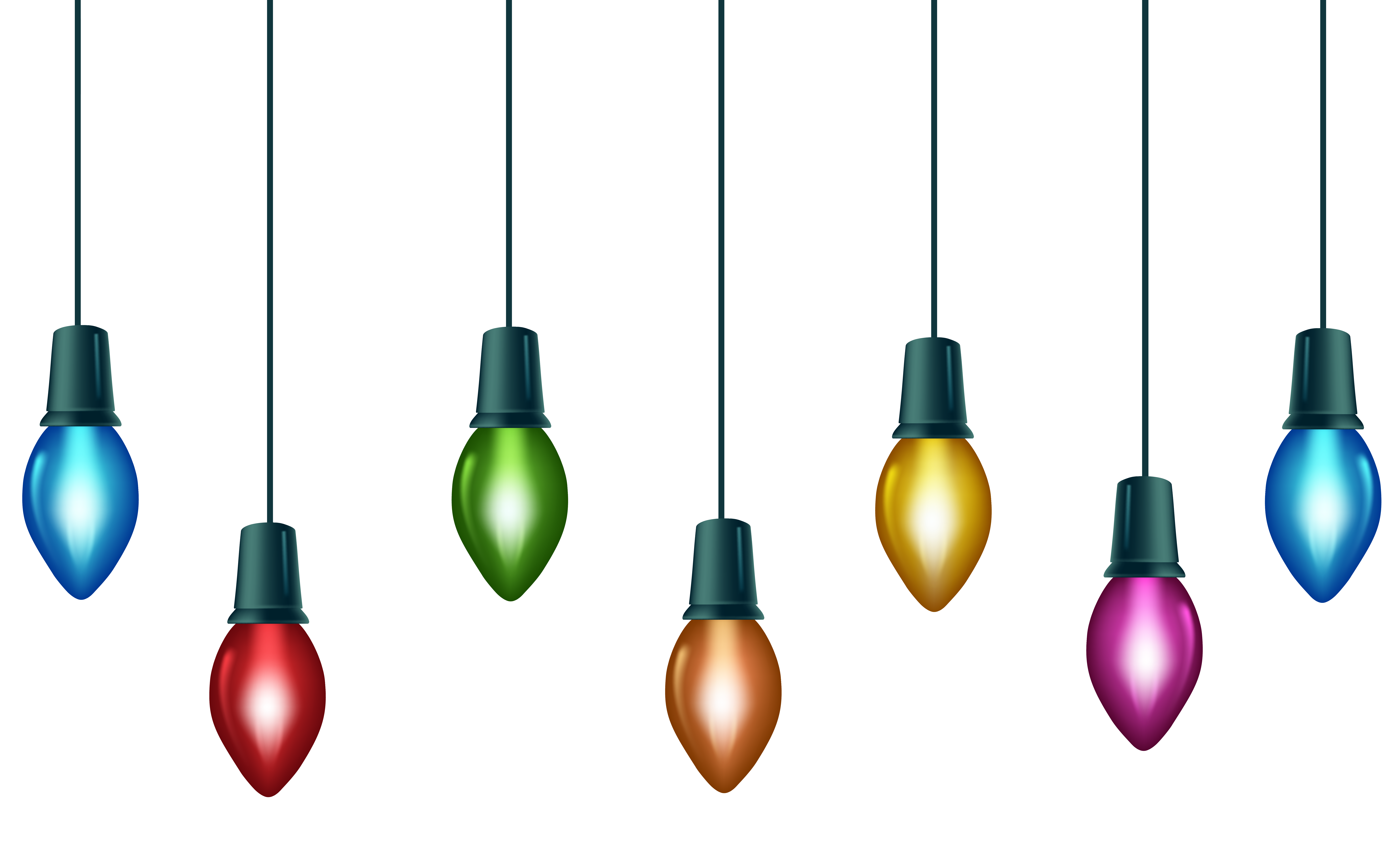9056x5451 Christmas Colorful Bulbs Png Clip Art Imageu200b Gallery