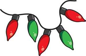 300x197 Free Christmas Lights Clip Art Clipart Panda