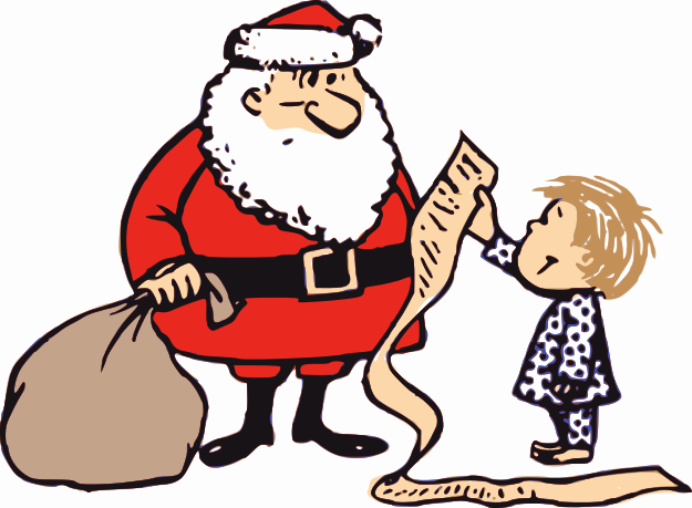 625x459 Christmas List Clip Art