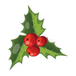 256x256 Christmas Mistletoe Icon Christmas Iconset Pelfusion