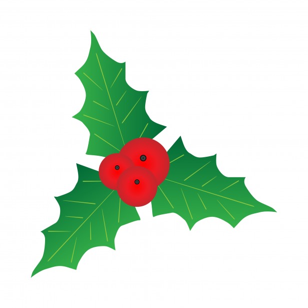 615x615 Christmas Leaves Cliparts