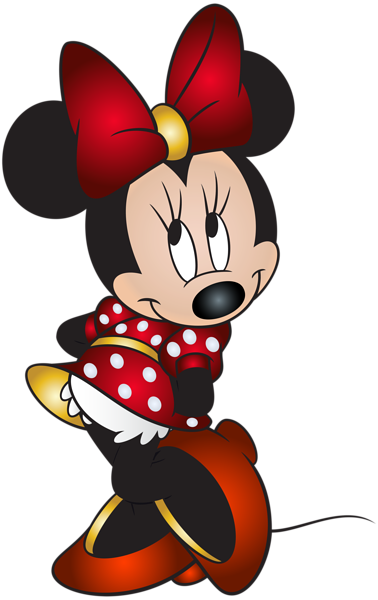 378x600 Minnie Mouse Free Png Clip Art Image Mickey And Minnie