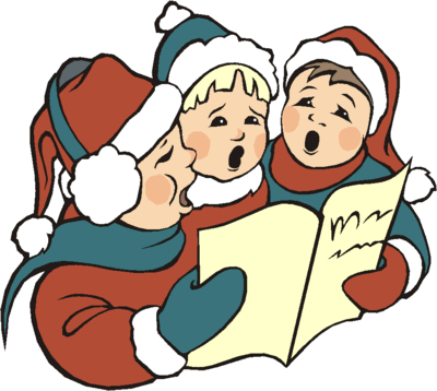 400x358 Christmas Carolers Clip Art 8121191
