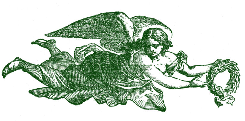 824x407 Christmas Angel Music Clipart