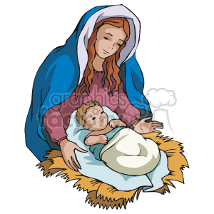 300x300 Christmas Jesus Clipart