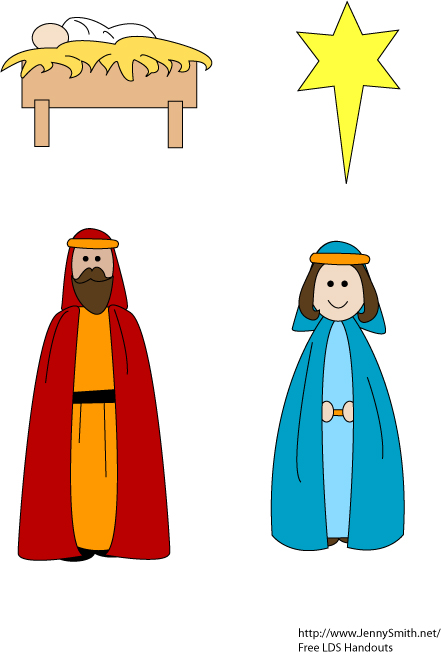 442x655 Collection Of Lds Nativity Clipart High Quality, Free
