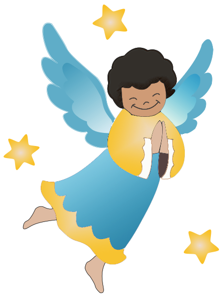 444x592 Angel Clipart Cartoon Angel