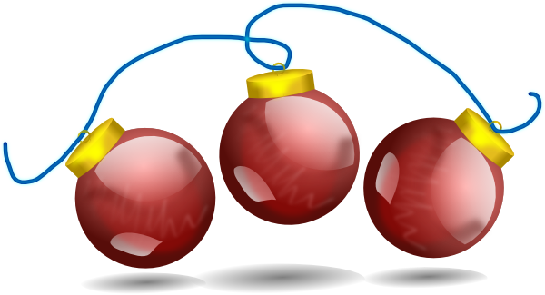 600x325 Christmas Ornament Clip Art