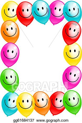 312x470 Pretentious Idea Party Border Clip Art Stock Illustration Birthday
