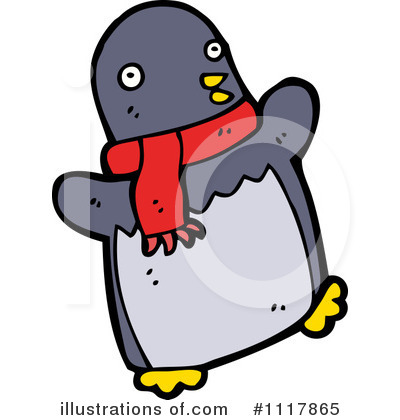 400x420 Christmas Penguin Clipart