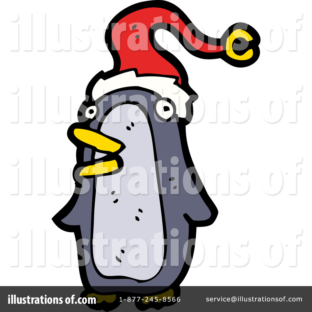 1024x1024 Christmas Penguin Clipart