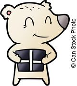 160x179 Christmas Polar Bear Clipart Vector And Illustration. 3,882