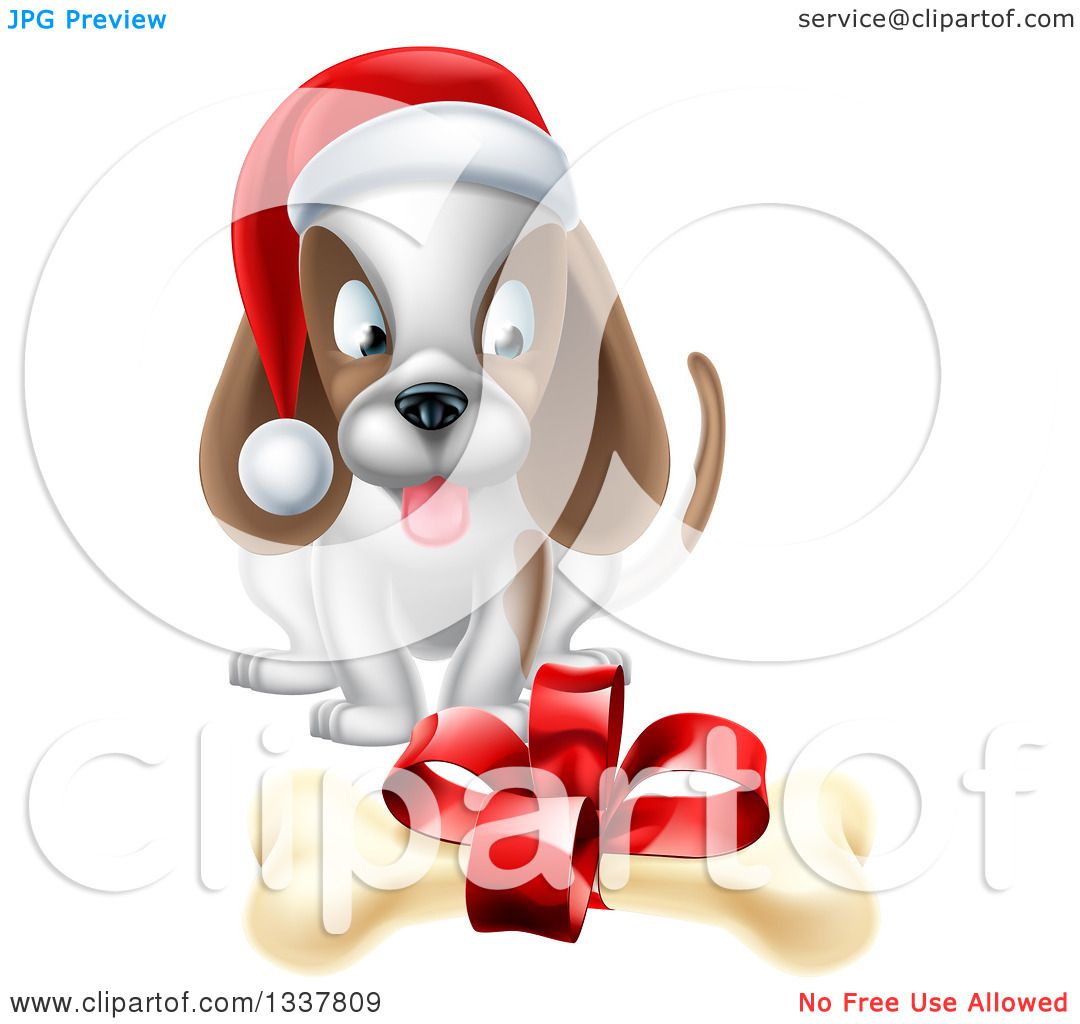 1080x1024 Clipart Of A Christmas Puppy Dog Sitting And Looking