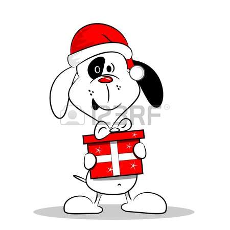 450x450 Dog Christmas Clipart