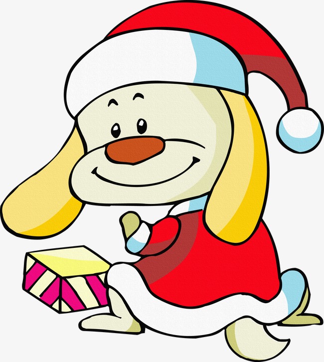 650x726 Puppy, Cartoon Animals, Christmas Png Image And Clipart For Free