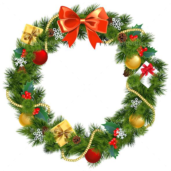 590x590 Christmas Wreath Images Horse Head Holiday Pictures Clip Art