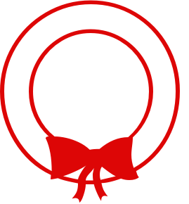 269x290 Free Christmas Wreath Clipart