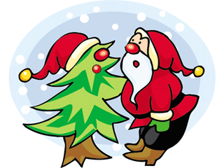 320x240 Santa Amp Reindeer Clipart Snowman, Christmas Santa Clip Art