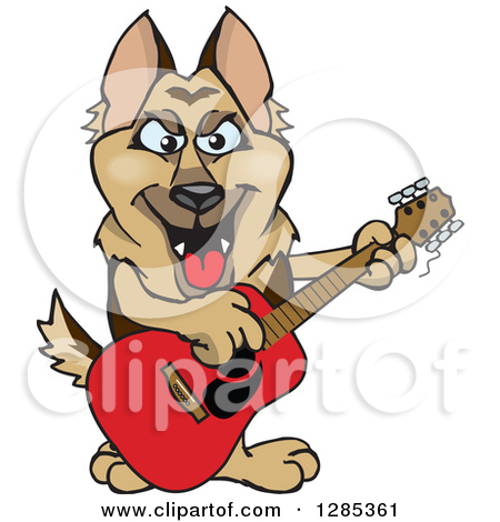450x470 Alsatian Christmas Clipart