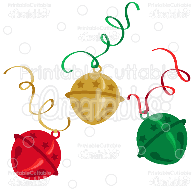 650x650 Christmas Sleigh Bells Svg Cutting Files Amp Clipart