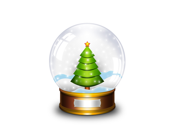 600x480 Vector Snow Globe Png